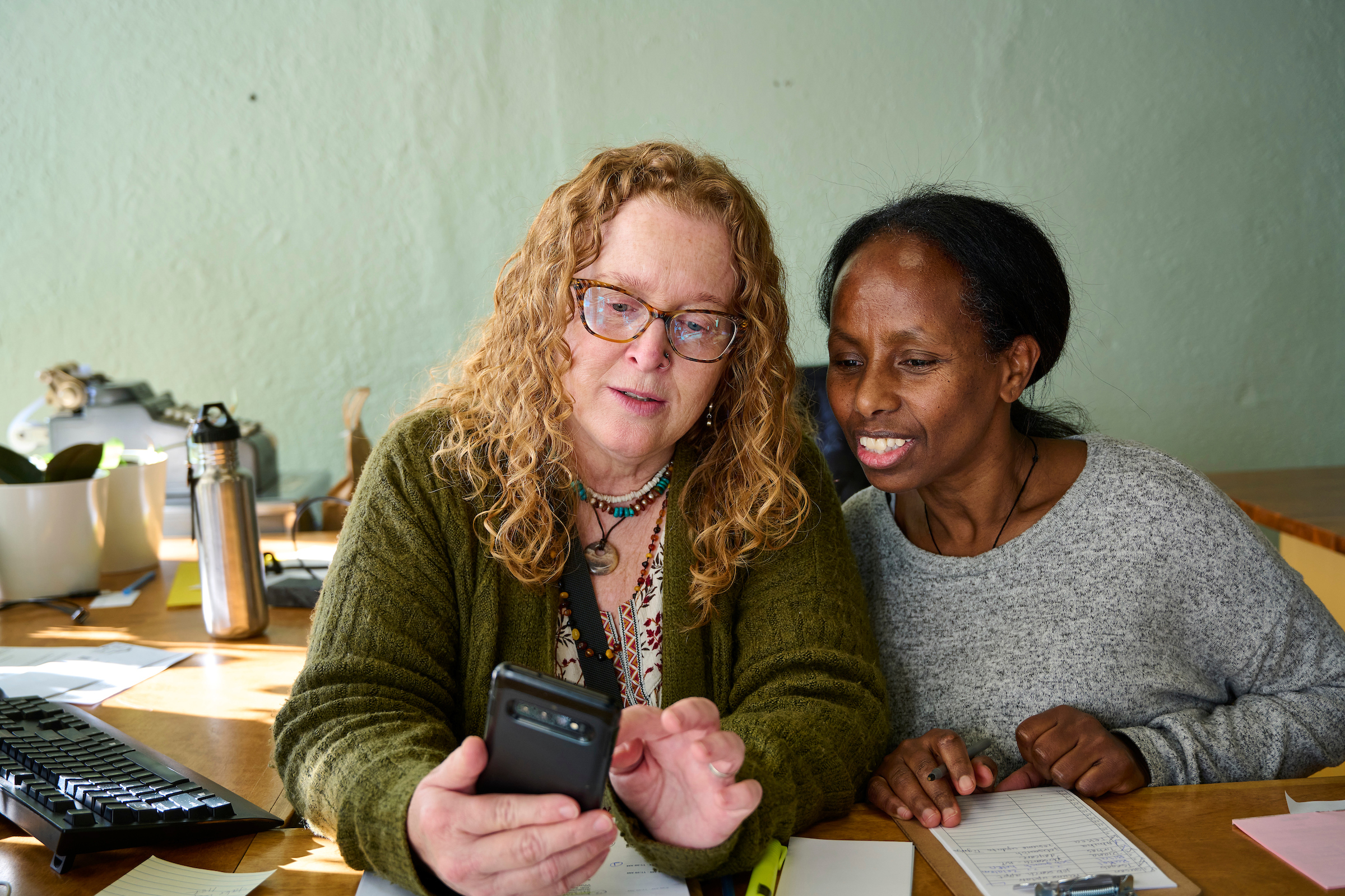 Money Matters session at The Working Centre in Kitchener, Ontario, providing financial problem-solving and income tax help for low-income individuals.